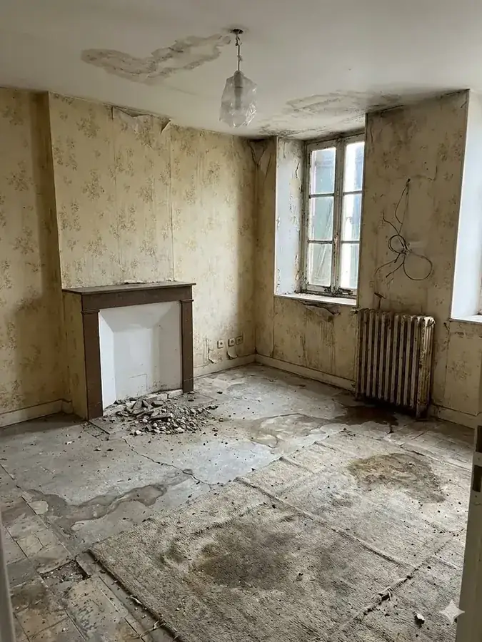 Avant travaux &mdash; r&eacute;novation de salon &agrave; Louhans